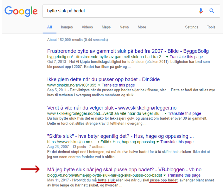 VB eksempel keywords bytte sluk google resultat.png