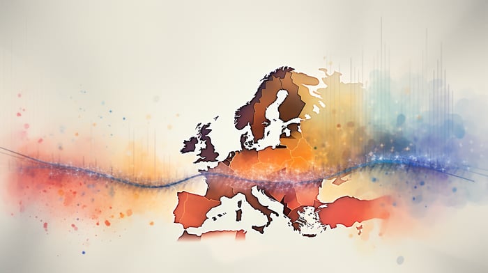 Illustrasjon av dataflyt fra EU til resten av verden