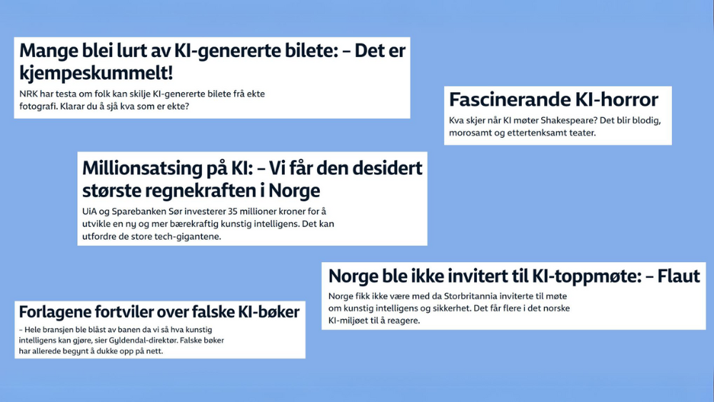 NRK nyhetsartikler