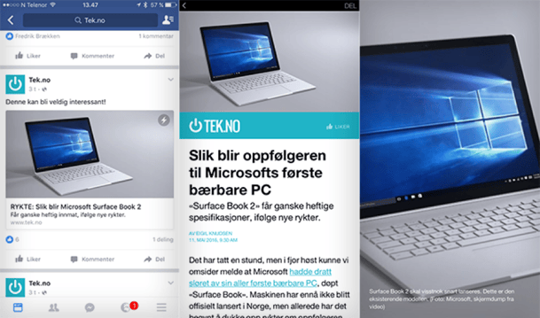 Native annonsering med Facebook Instant Articles 2