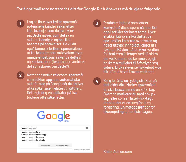 Google Rich Answers 4