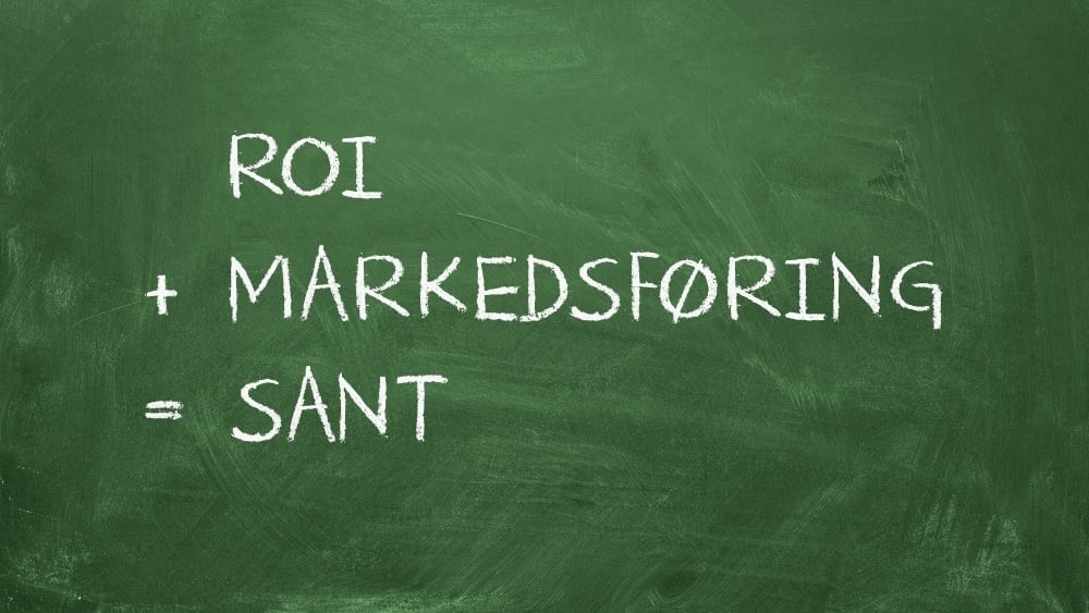 ROI + Markedsføring = Sant
