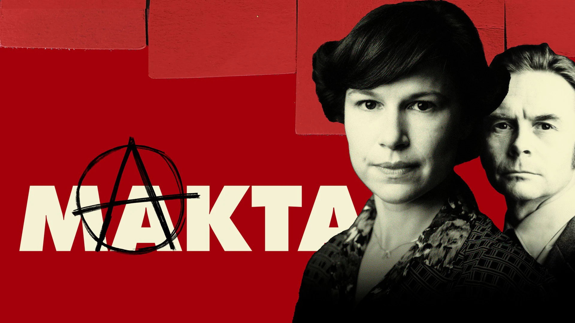NRK-serien Makta leker med tone of voice, og lykkes med det. 